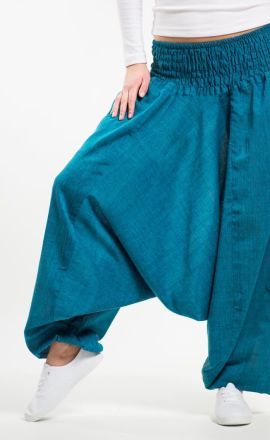 Tyrkysové kalhoty Michaela Gautam Aladin