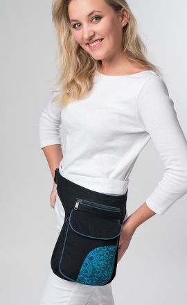 Černo-petrolejová ledvinka Michaela Gautam Puget