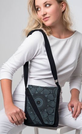 Kabelka Purano - šedá mini