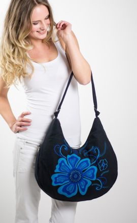 Černo-tyrkysová kabelka Michaela Gautam Moon