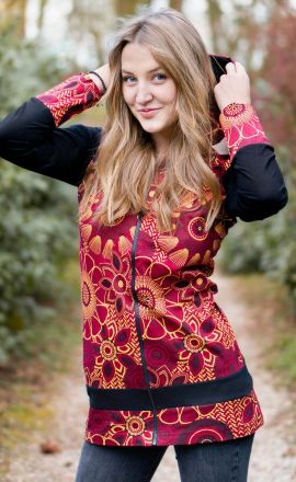 Červeno-žlutá mikina Michaela Gautam Bagainca