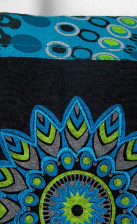 Černo-tyrkysová kabelka Michaela Gautam Nirmita