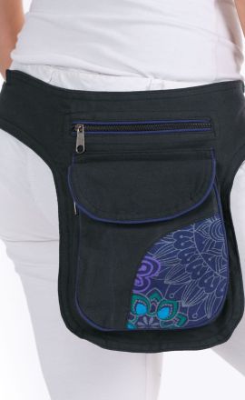 Ledvinka Purano - fialová se vzorem