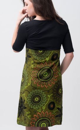 Olivové šaty Michaela Gautam Lajalu