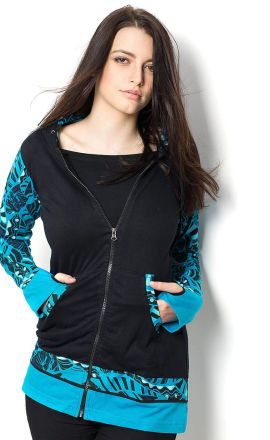 Tyrkysová mikina Michaela Gautam Apach