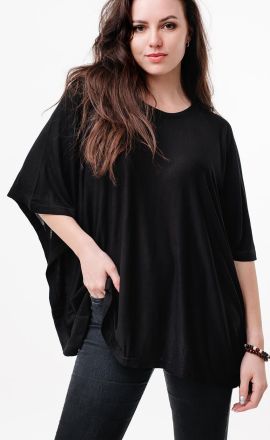 Černé pončo Michaela Gautam Sadha