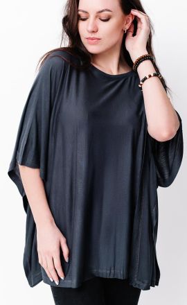 Šedé pončo Michaela Gautam Sadha