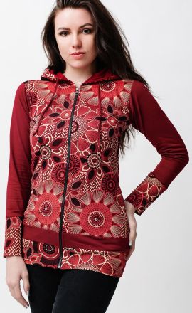 Bordó mikina Michaela Gautam Rata