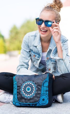 Tyrkysová kabelka Purano - Sarkala