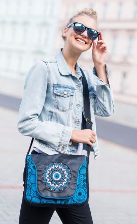 Tyrkysová kabelka Purano - Sarkala