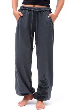 Šedé kalhoty Michaela Gautam Indian