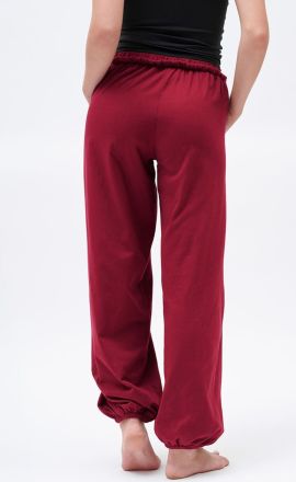 Bordó kalhoty Michaela Gautam Indian