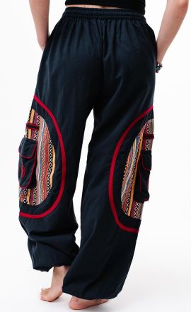 Černo-bordó kapsáče Michaela Gautam Baggy