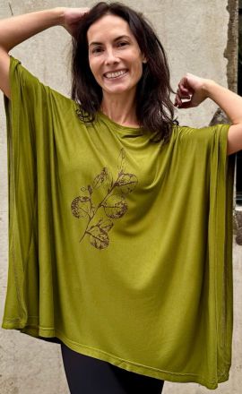 Khaki pončo Michaela Gautam Sadhira