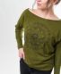 Khaki lehká mikina Michaela Gautam Rhamri