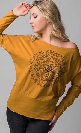 Šafránová lehká mikina Michaela Gautam Rhamri