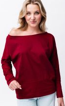 Bordó lehká mikina Michaela Gautam Puri